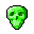 green skull